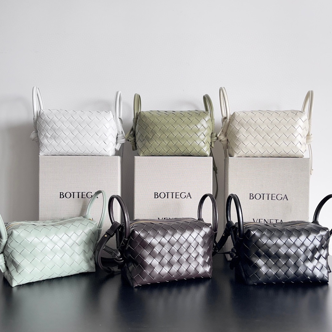 [TOP] Bottega Veneta BV Loop Bag 19x12x9cm - 6 Color