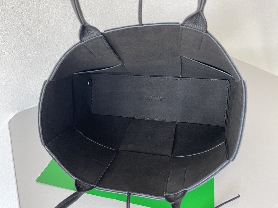 [TOP] Bottega Veneta BV Tote Bag Cowhide 38*25*14cm- Black