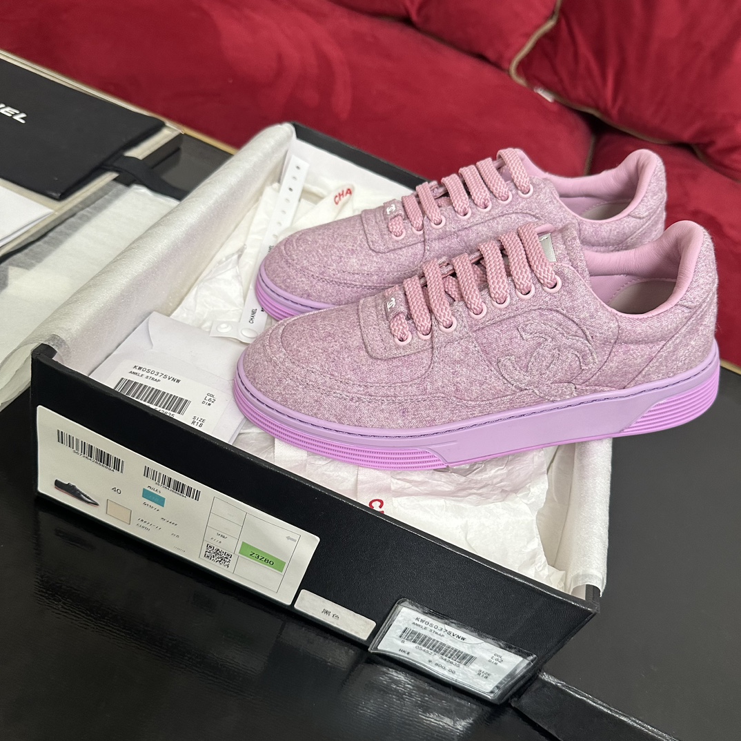 [TOP] CHANEL CC Thick-soled Sneakers - 4 Color