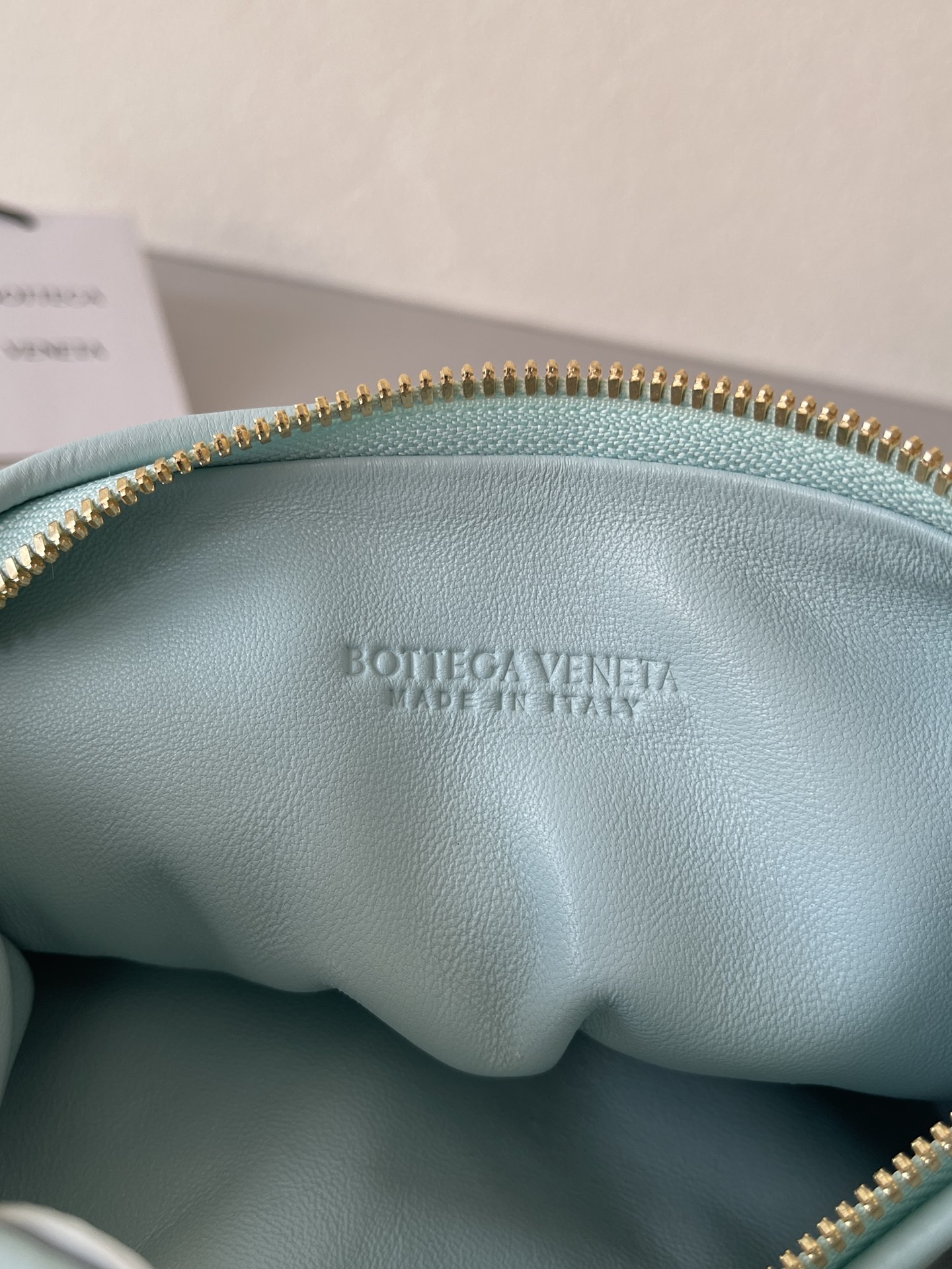 [TOP] Bottega Veneta BV Jodie Bag Teen 23*15*5cm - Light Blue