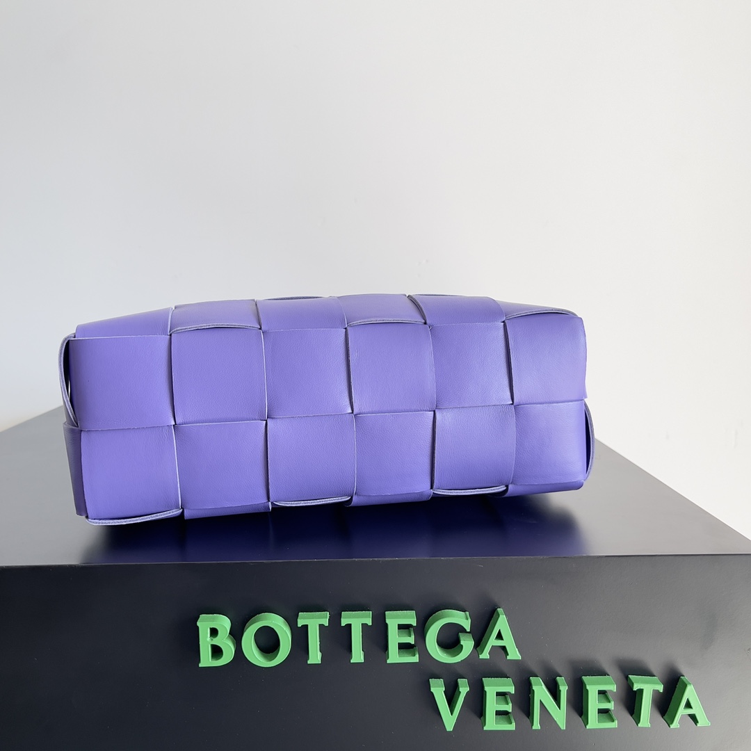 [TOP] Bottega Veneta BV Brick Cassette Bag 24x14x10cm - Purple