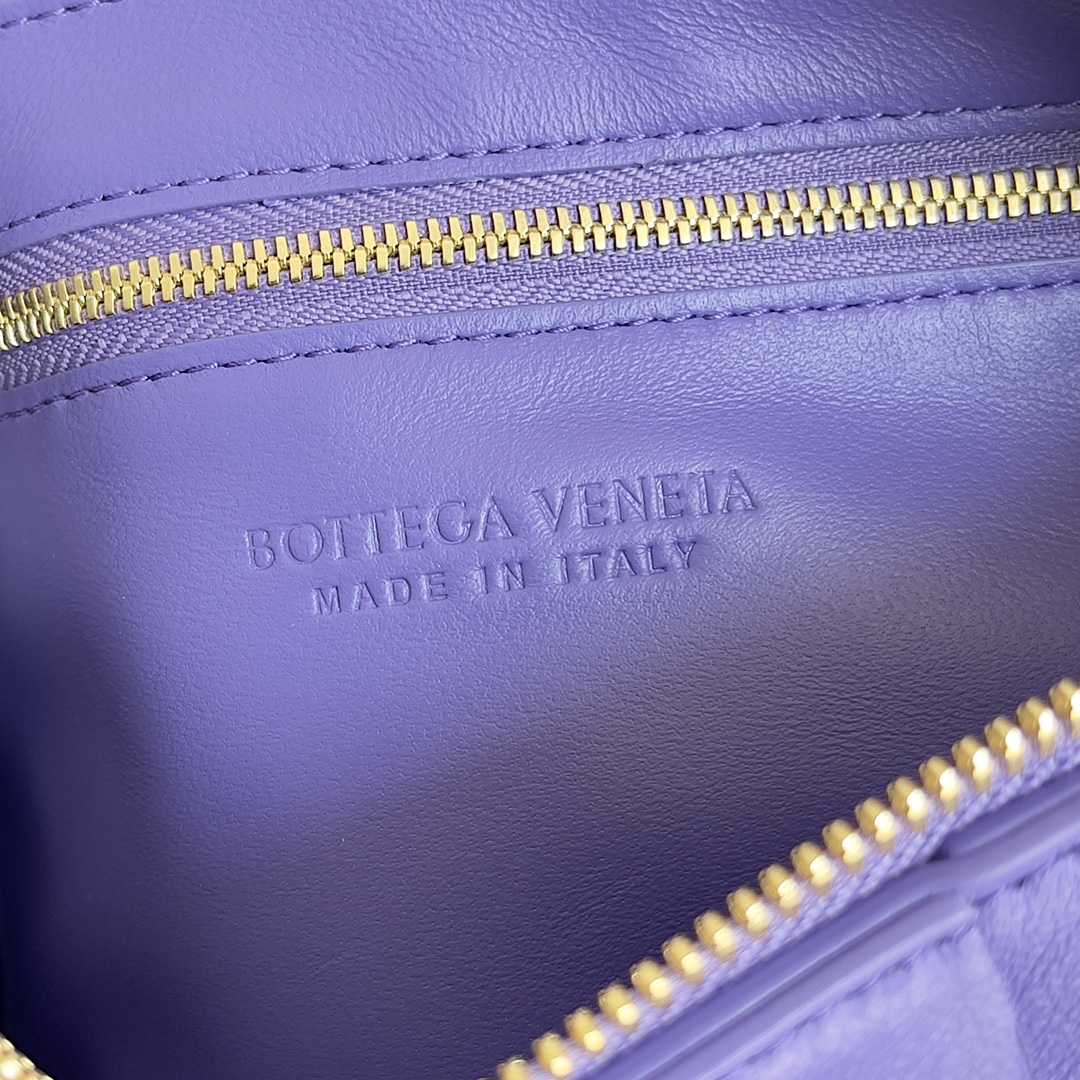 [TOP] Bottega Veneta BV Brick Cassette Bag 24x14x10cm - Purple