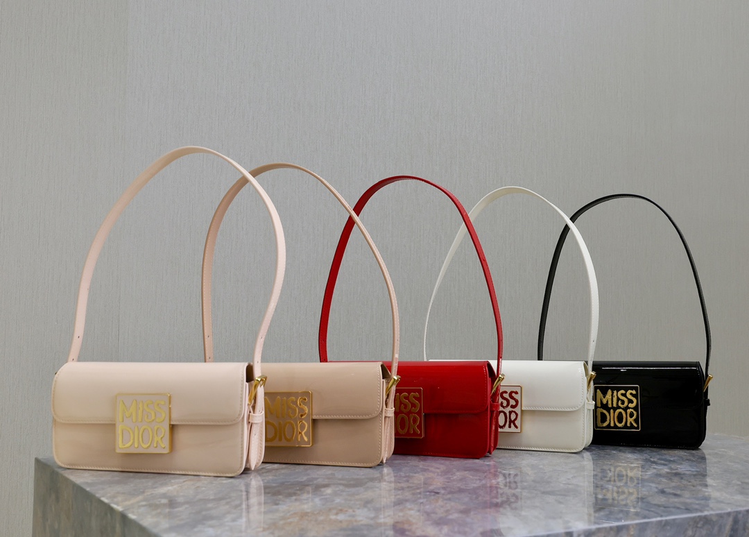 [TOP] Christian Dior Miss Dior Flap Bag 22 x 11 x 6cm - 5 Colors