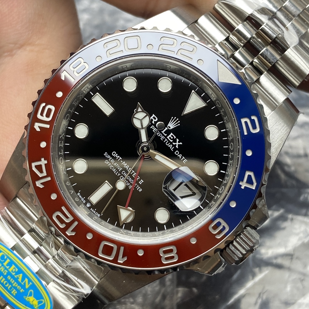 [TOP] ROLEX GMT-Master II 40mm Watch-Sliver
