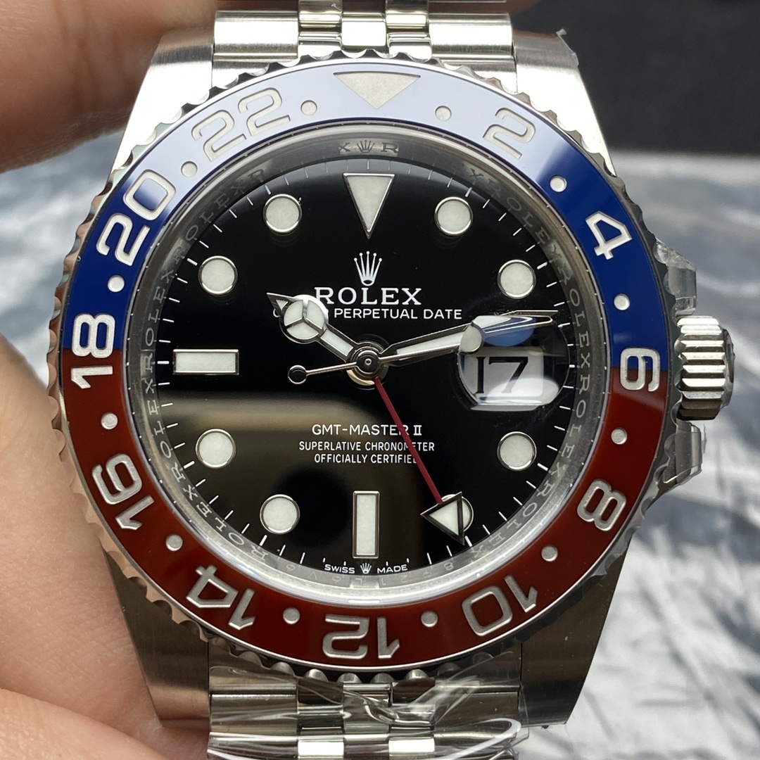 [TOP] ROLEX GMT-Master II 40mm Watch-Sliver