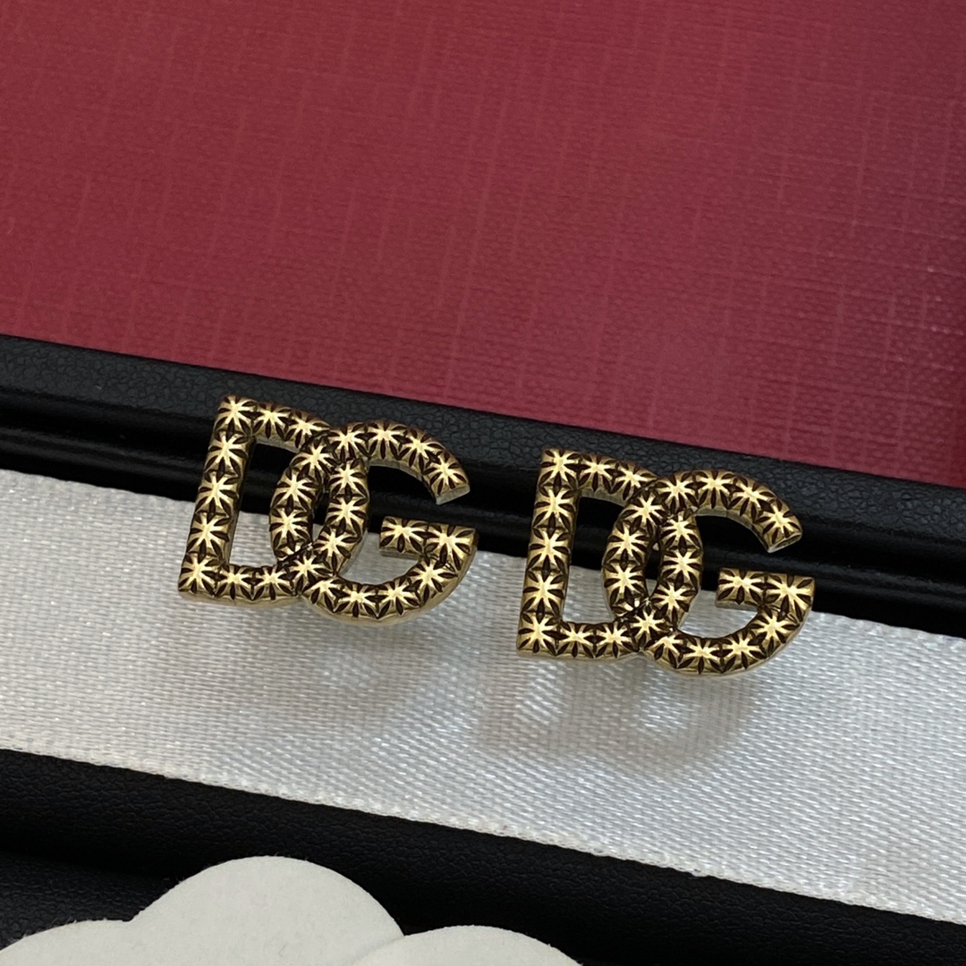 [TOP] Dolce & Gabbana D&G Earrings +Necklaces+Bracelets - Gold