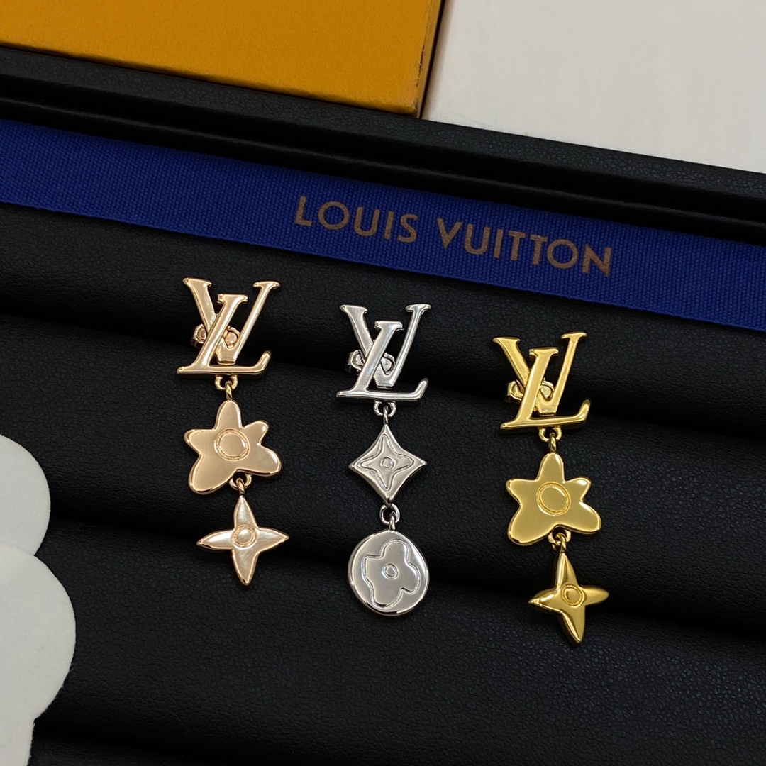 [TOP] Louis Vuitton LV Earrings - 3 Colour