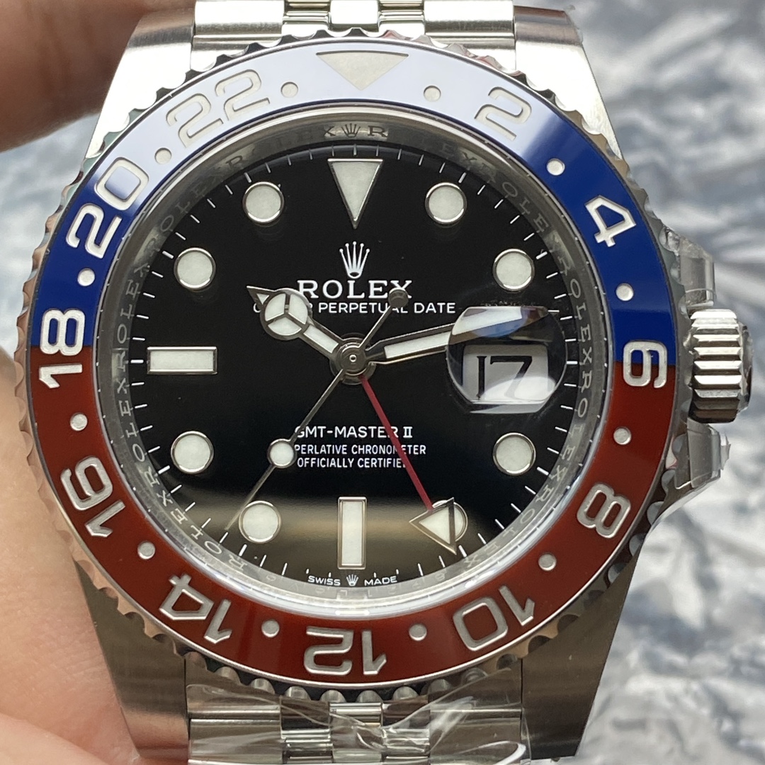[TOP] ROLEX GMT-Master II 40mm Watch-Sliver