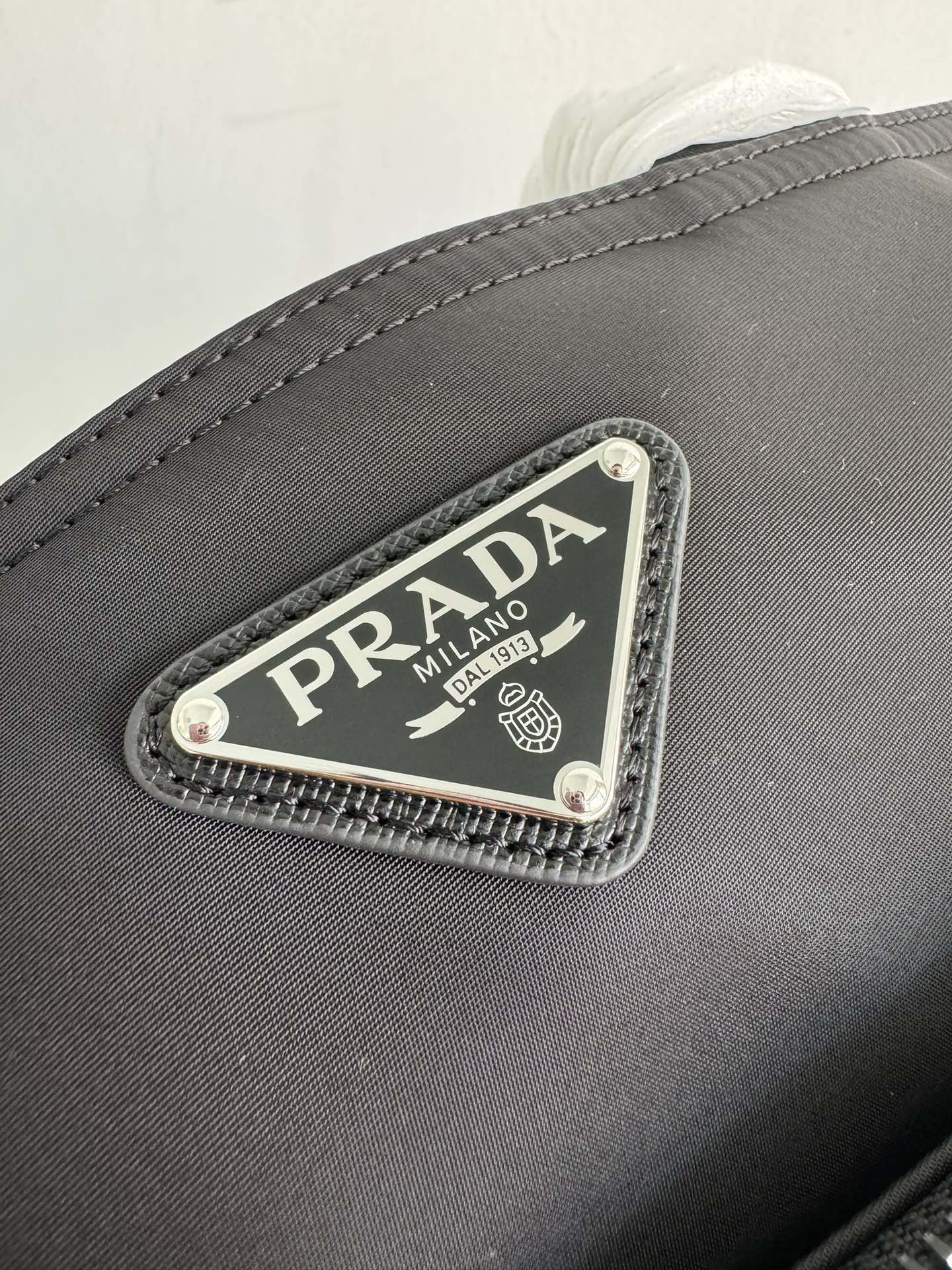 [TOP] PRADA Classic Nylon Shopping Bag 35x30x17cm - Black