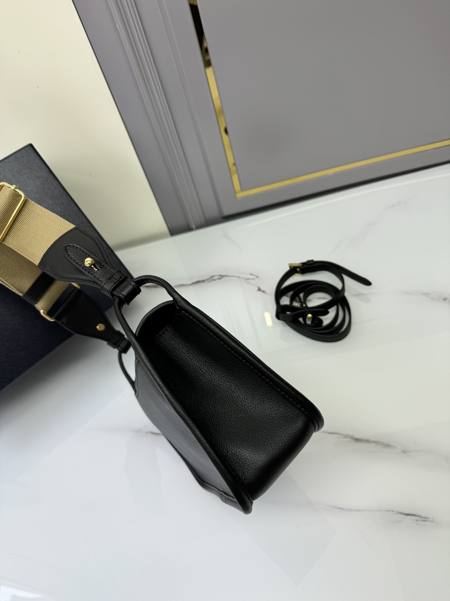 [TOP] PRADA Shoulder Strap Bag With Cowhide 24*15*8cm - 4 Colour