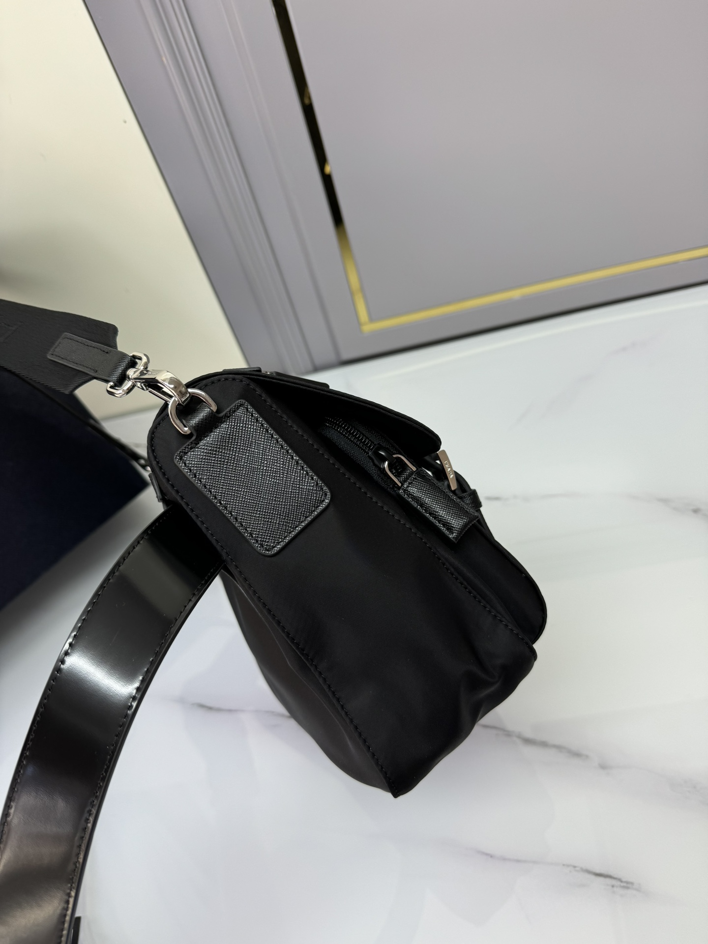 [TOP] PRADA Shoulder Bag Nylon 27x20.5x12cm - Black