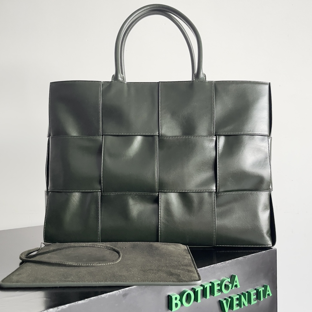 [TOP] Bottega Veneta BV Tote Bag 46x34x11cm - Dark Green