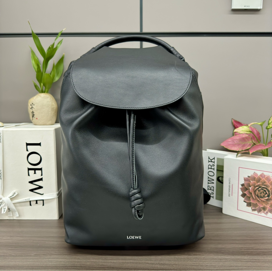 [TOP] LOEWE Flamenco Bag Cow Leather Backpack 36*16*40CM - 3 Colour