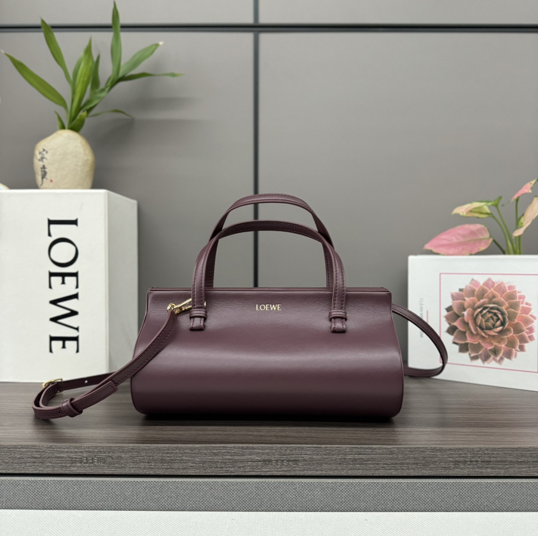 [TOP] LOEWE Tubular Leather Handbag 25*13*15CM - 3 Colour