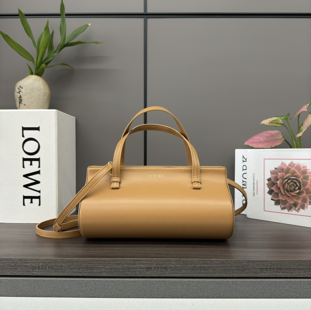 [TOP] LOEWE Tubular Leather Handbag 25*13*15CM - 3 Colour
