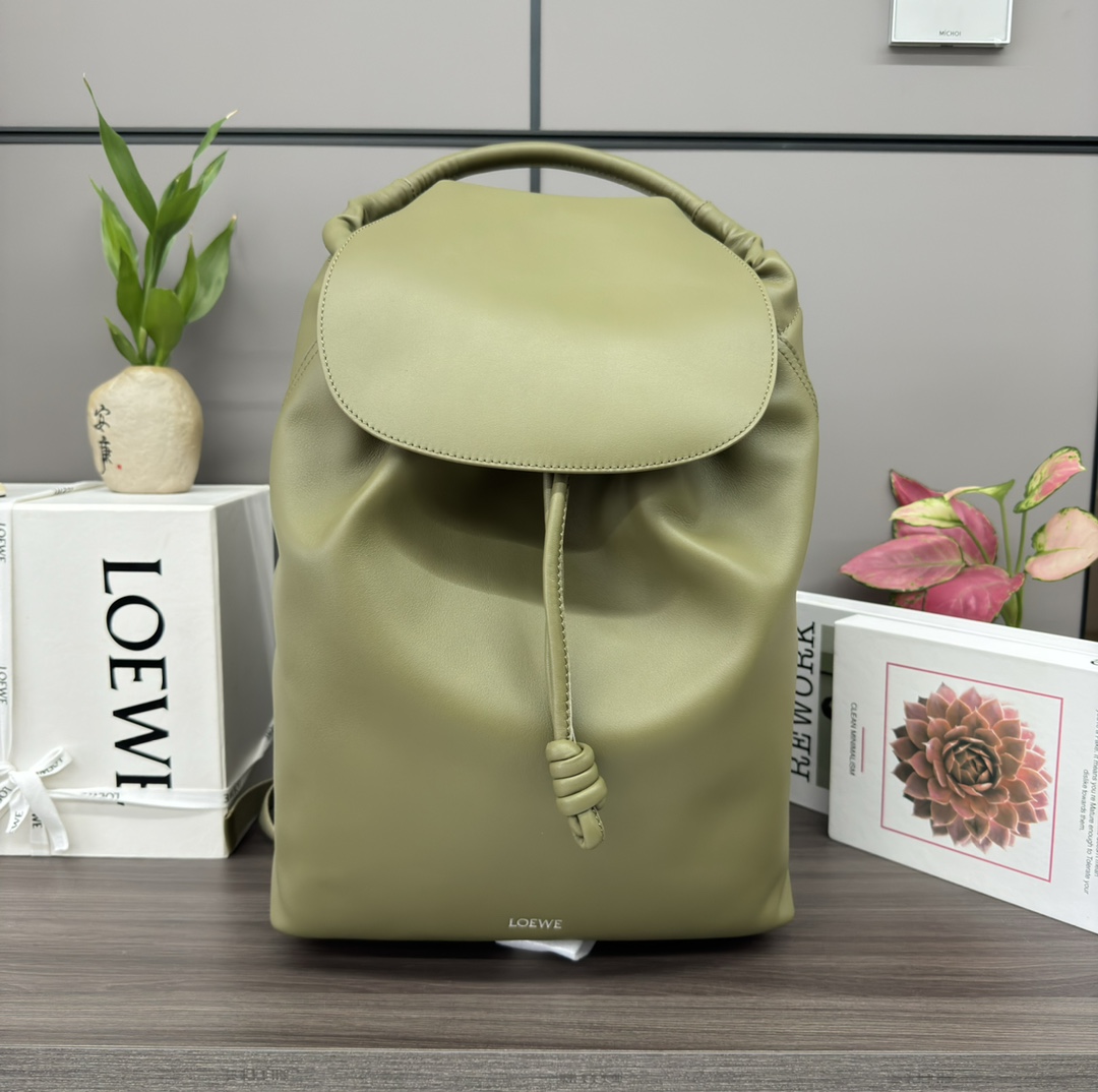 [TOP] LOEWE Flamenco Bag Cow Leather Backpack 36*16*40CM - 3 Colour