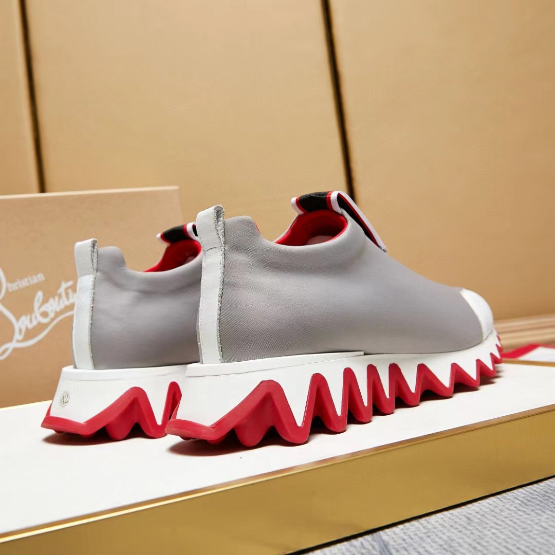[TOP] Christian Louboutin Tiketa Neoprene Slip-On Sneaker