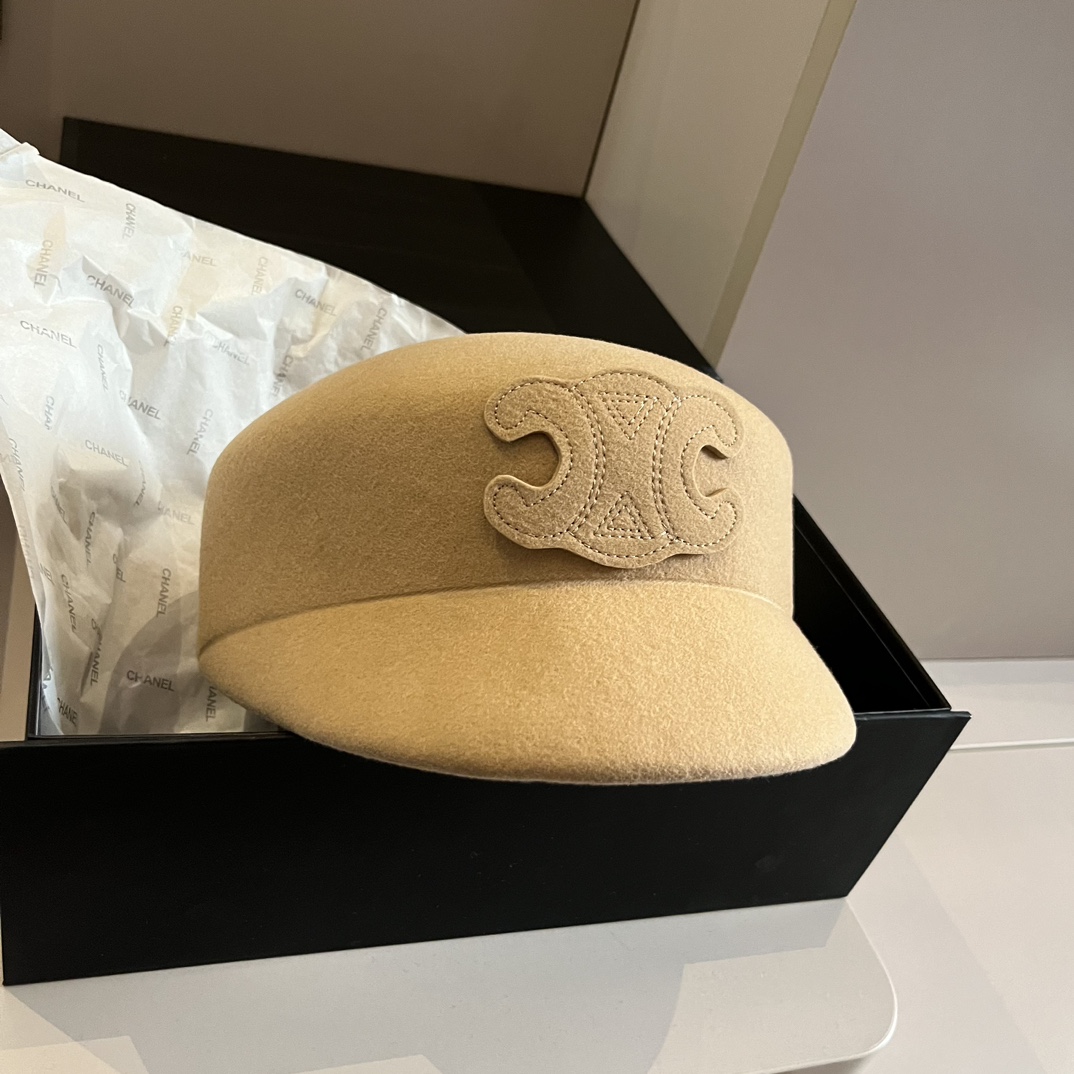 [TOP] CELINE Wool Cap - 4 Colour