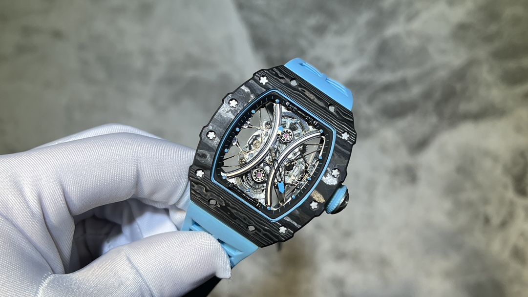 [TOP] Richard Mille Men's 53-01 Watch -Blue