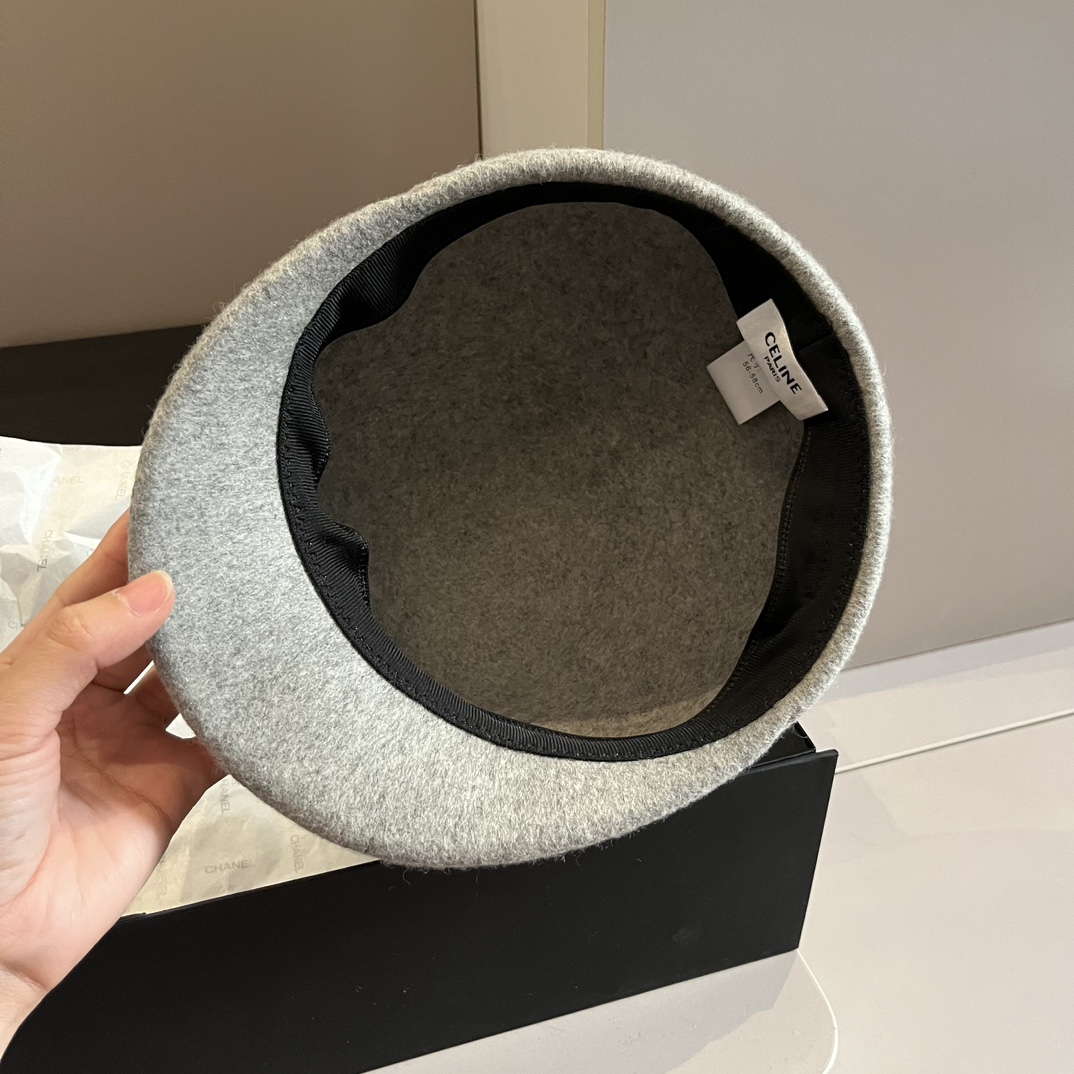 [TOP] CELINE Wool Cap - 4 Colour