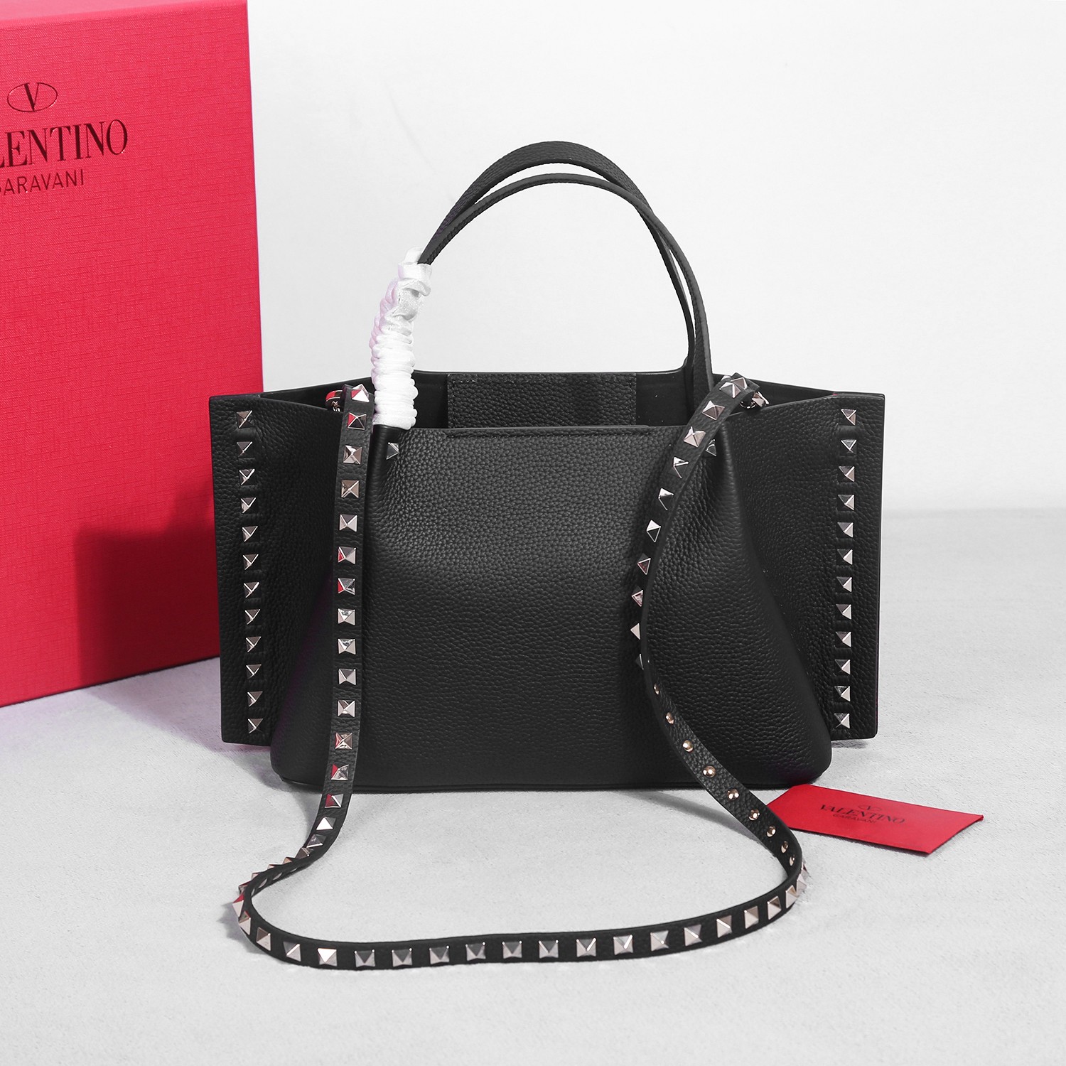 [TOP] VALENTINO Rockstud Tote Bag Cowhide 31*25*15cm/41*25*18 cm - 5 Colour