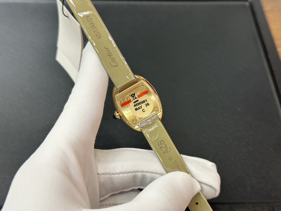 [TOP] Cartier Baignoire Watch - Khaki