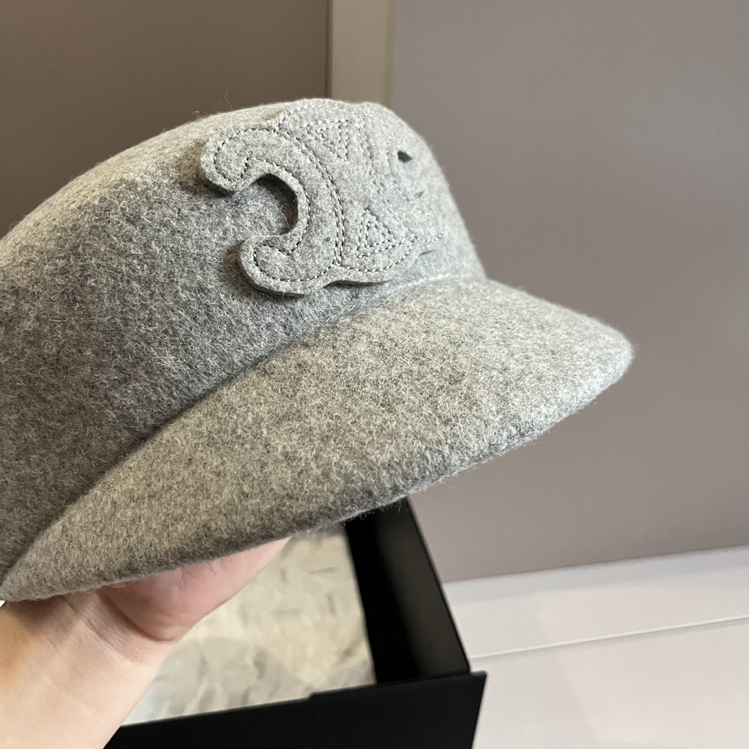 [TOP] CELINE Wool Cap - 4 Colour