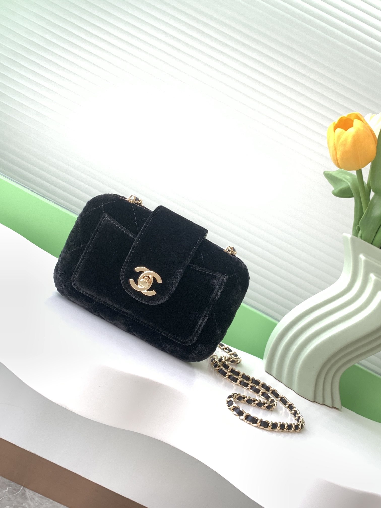 [TOP] CHANEL 24K Clutch With Chain 13×8×5cm - 3 Color