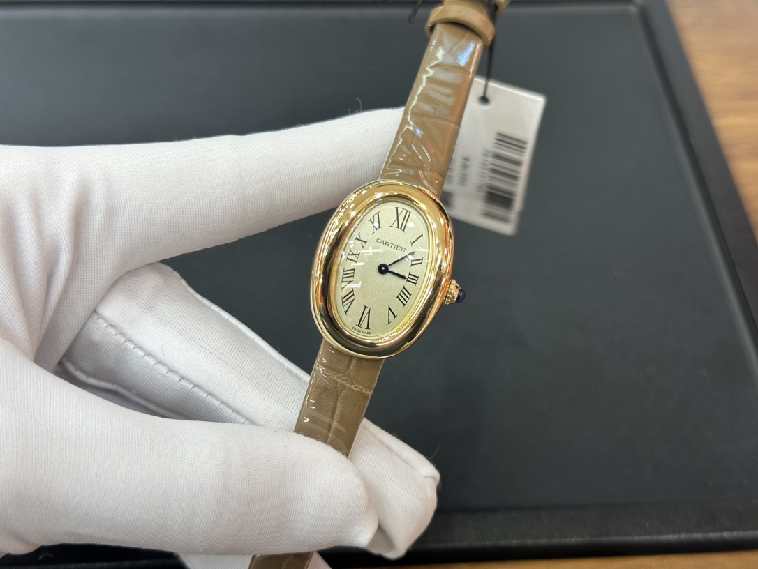 [TOP] Cartier Baignoire Watch - Khaki