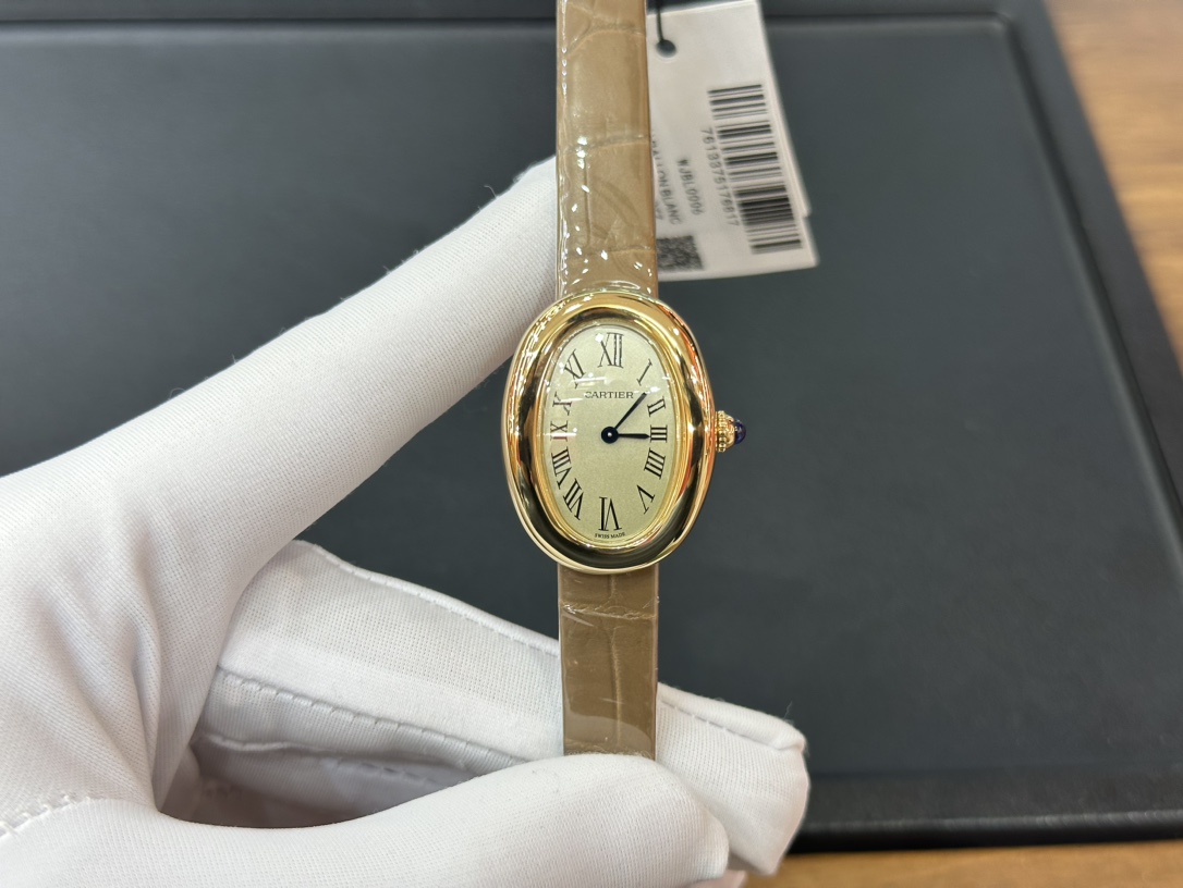 [TOP] Cartier Baignoire Watch - Khaki