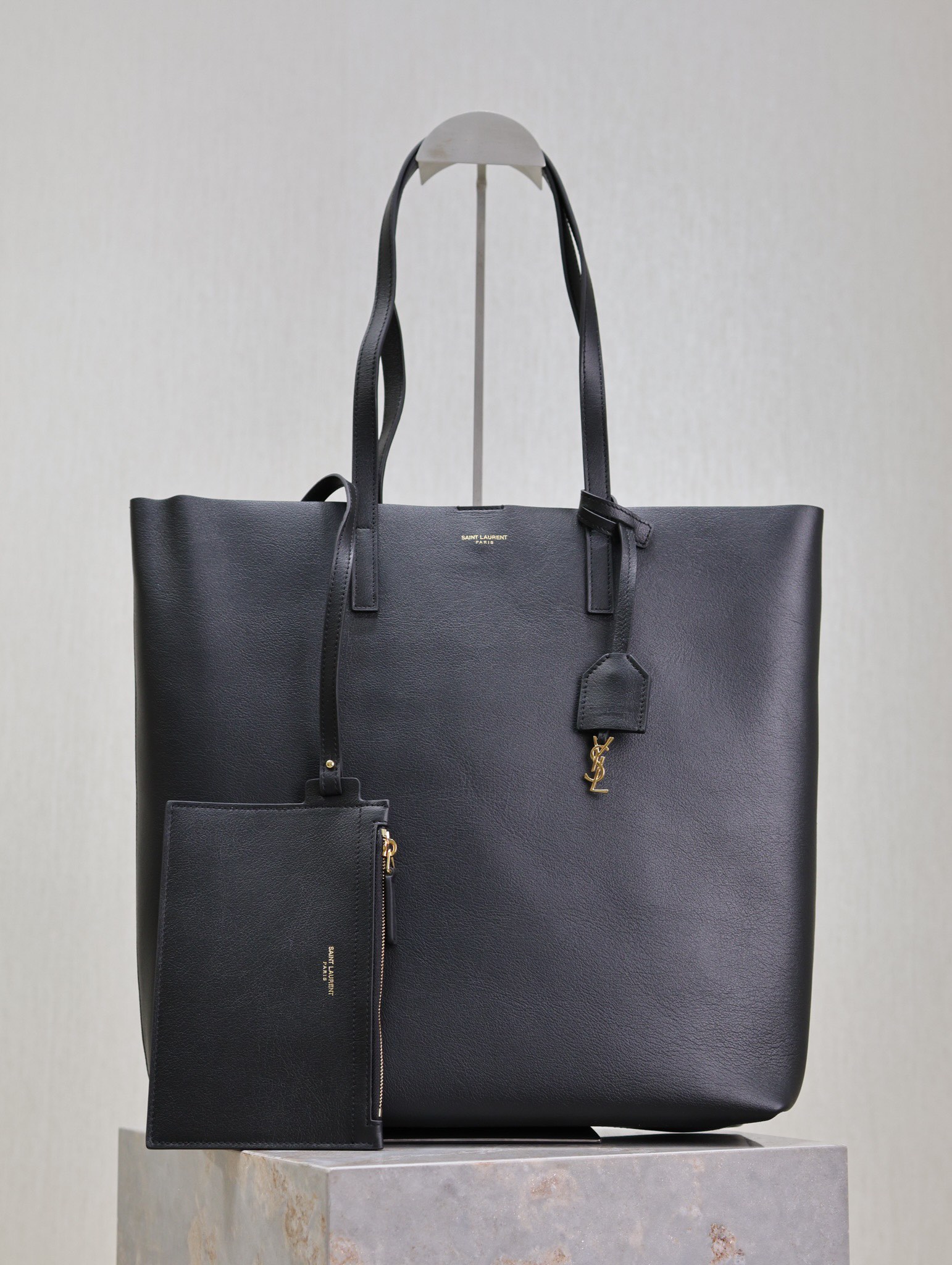 [TOP] Yves Saint Laurent YSL Shopping Tote Bag 32.5×35×10.5cm-2 Colors