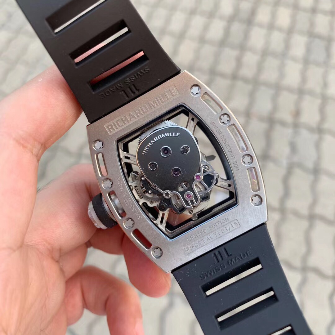 [TOP] Richard Mille Men's 43mm Watch -Black