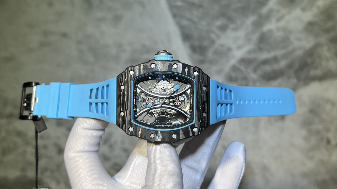 [TOP] Richard Mille Men's 53-01 Watch -Blue