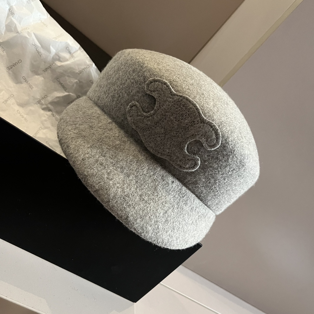 [TOP] CELINE Wool Cap - 4 Colour