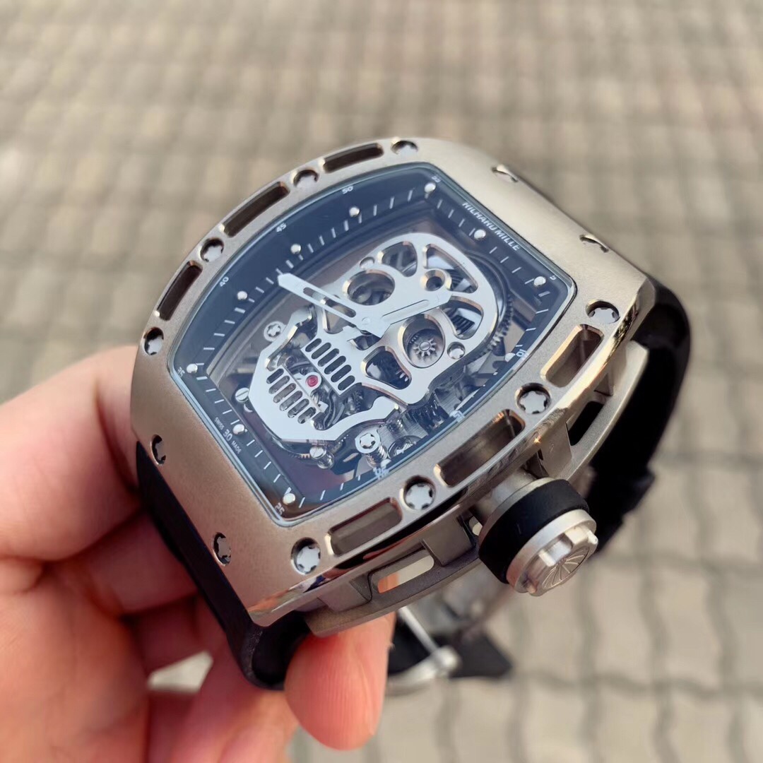 [TOP] Richard Mille Men's 43mm Watch -Black