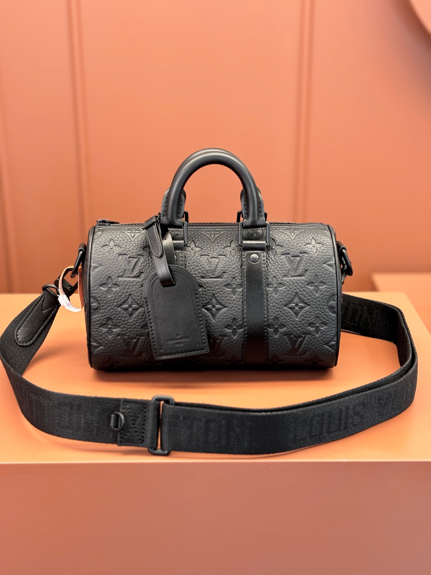 [TOP] Louis Vuitton LV Men's  Keepall Bandoulière 25 Bag 25x15x11cm - Black