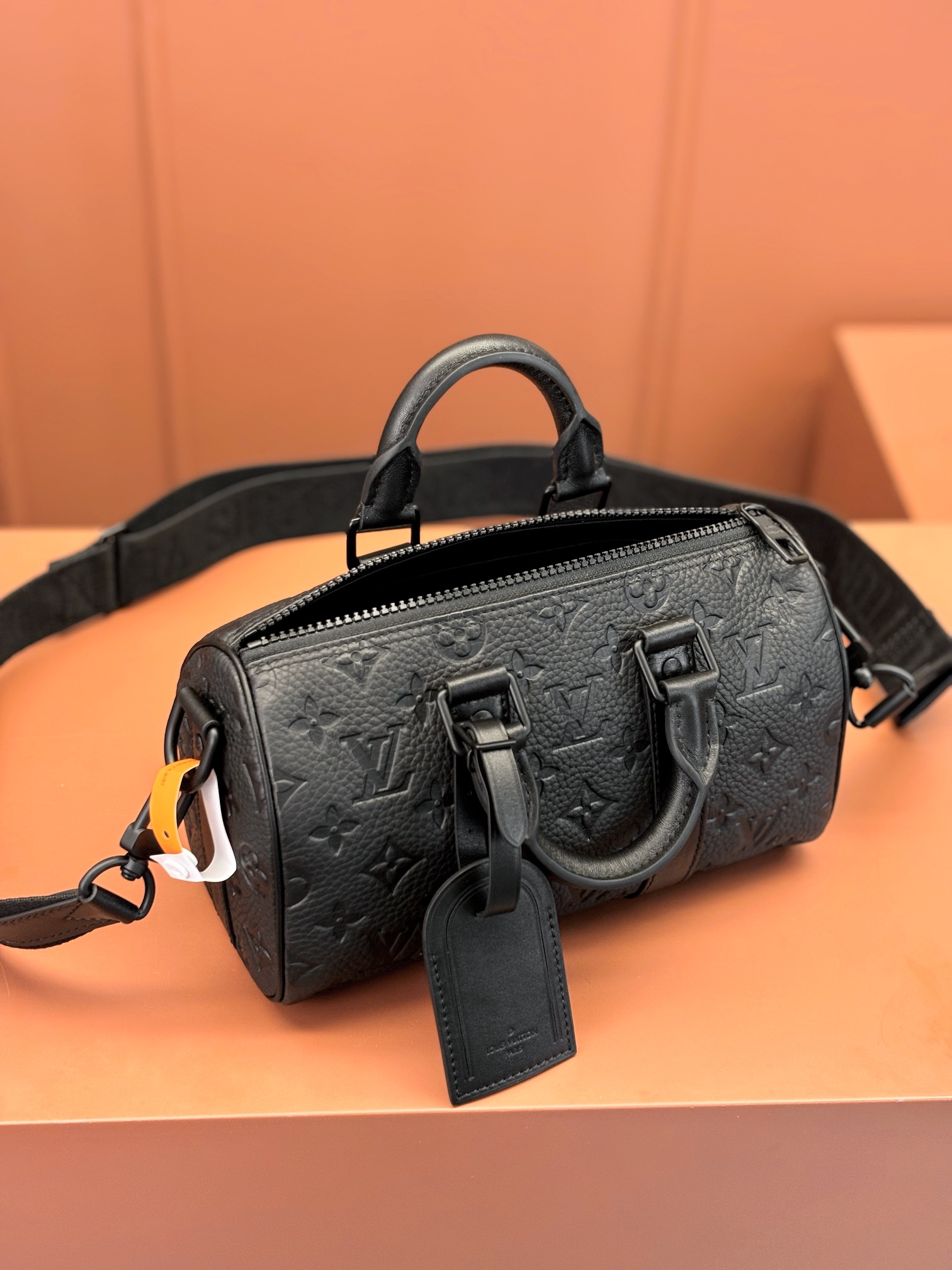 [TOP] Louis Vuitton LV Men's  Keepall Bandoulière 25 Bag 25x15x11cm - Black