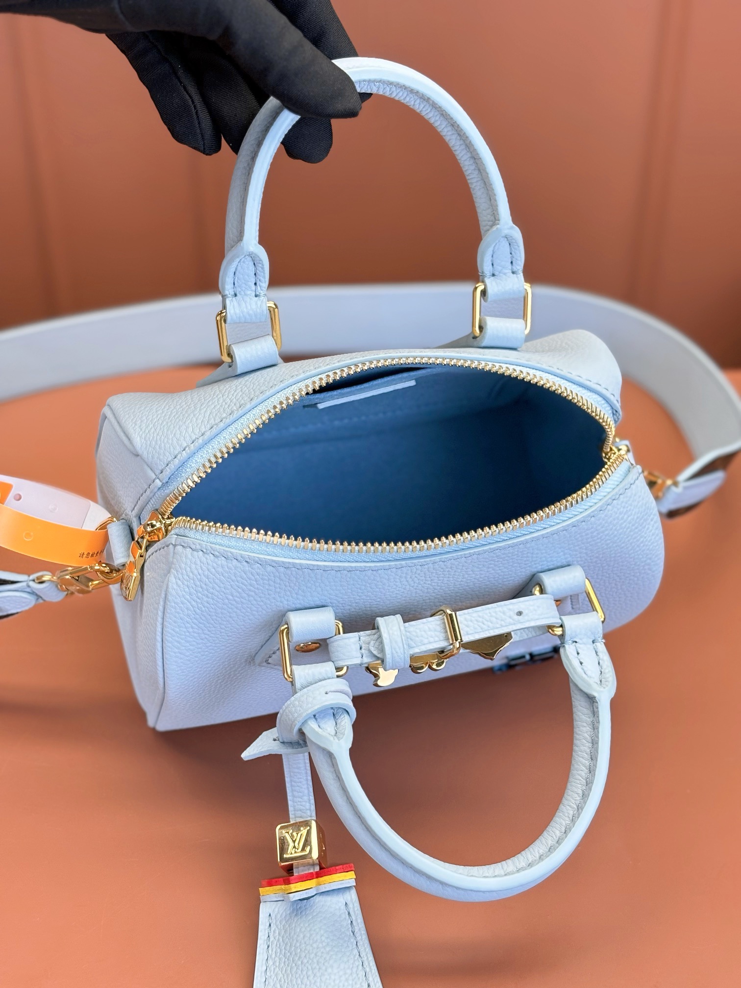 [TOP] Louis Vuitton LV SPEEDY BANDOULIÈRE 18  Bag 18x12x10cm - Blue