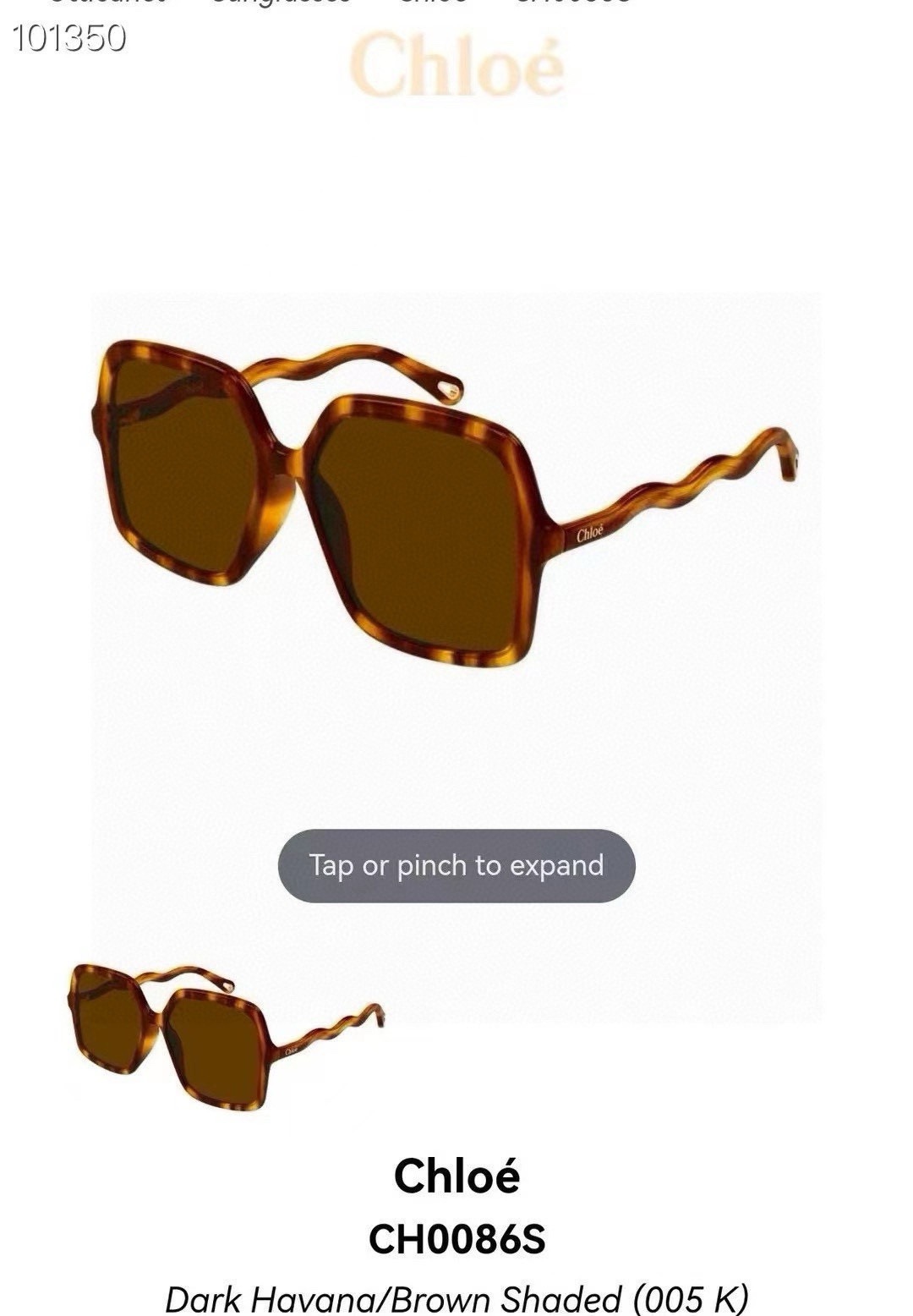 [Top] CHLOE Sunglasses-7 Colors