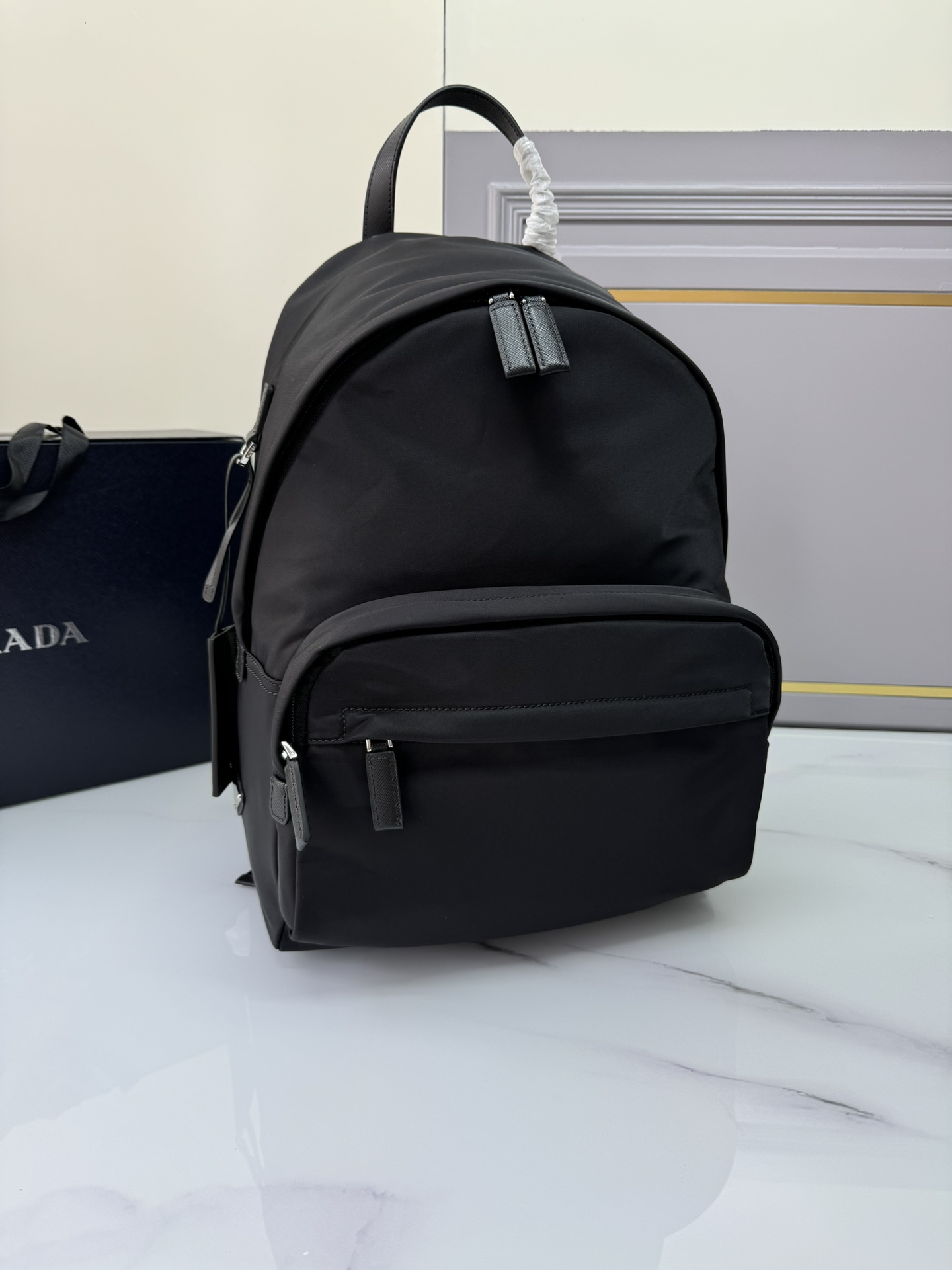 [TOP] PRADA Nylon Backpack 29×40×17cm - Black