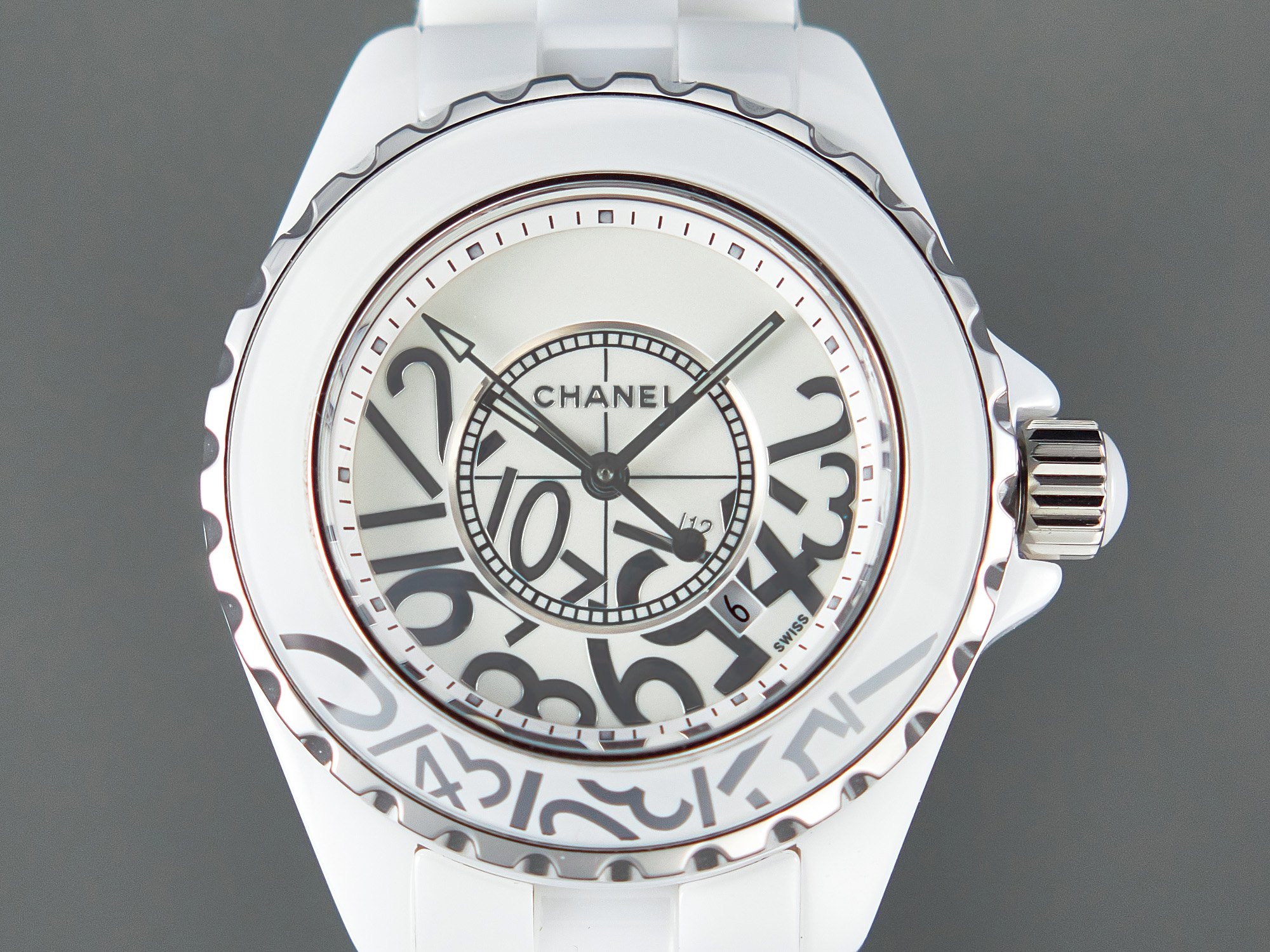 [TOP] CHANEL J12 Watch 33mm-White