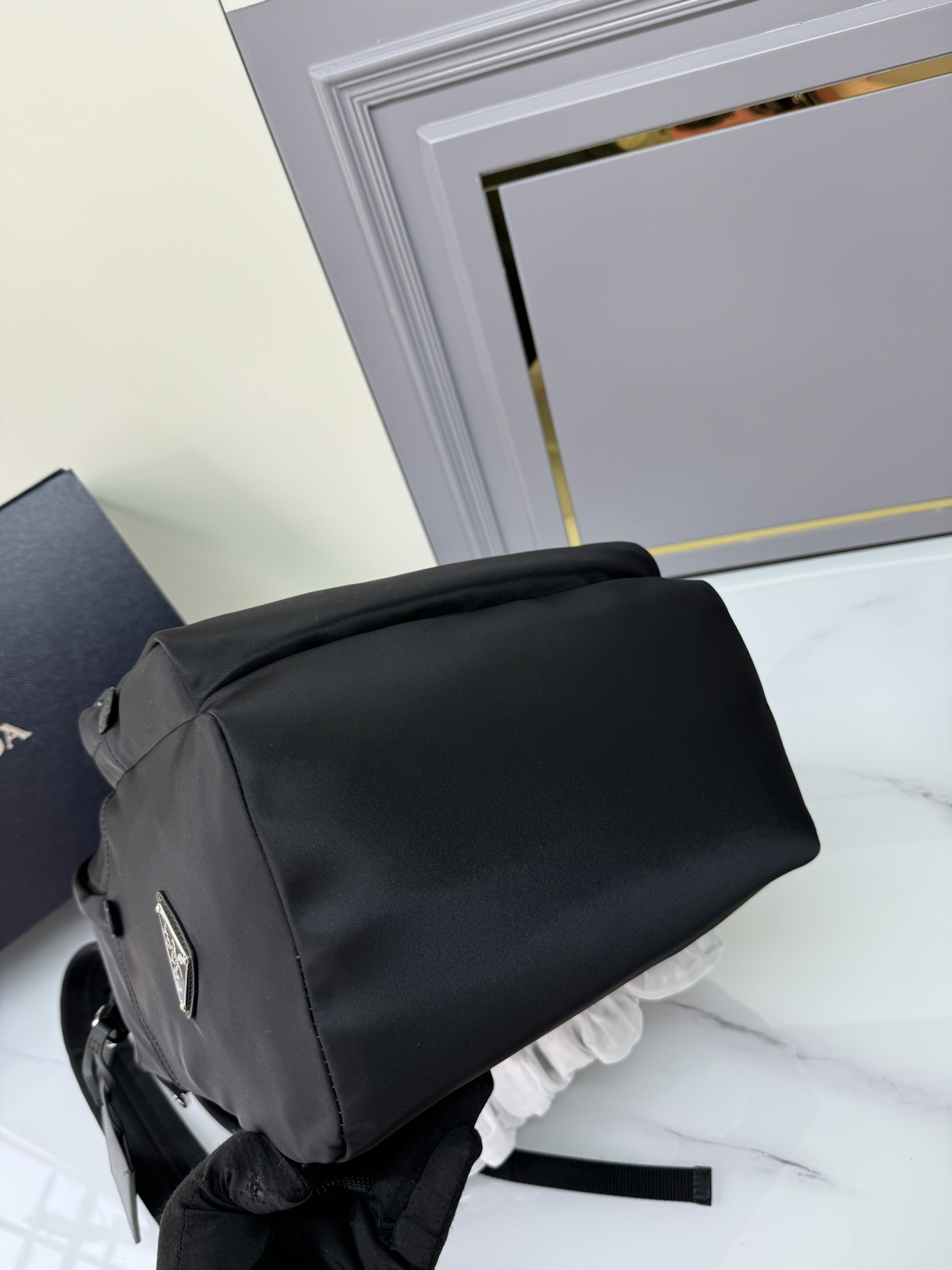 [TOP] PRADA Nylon Backpack 29×40×17cm - Black