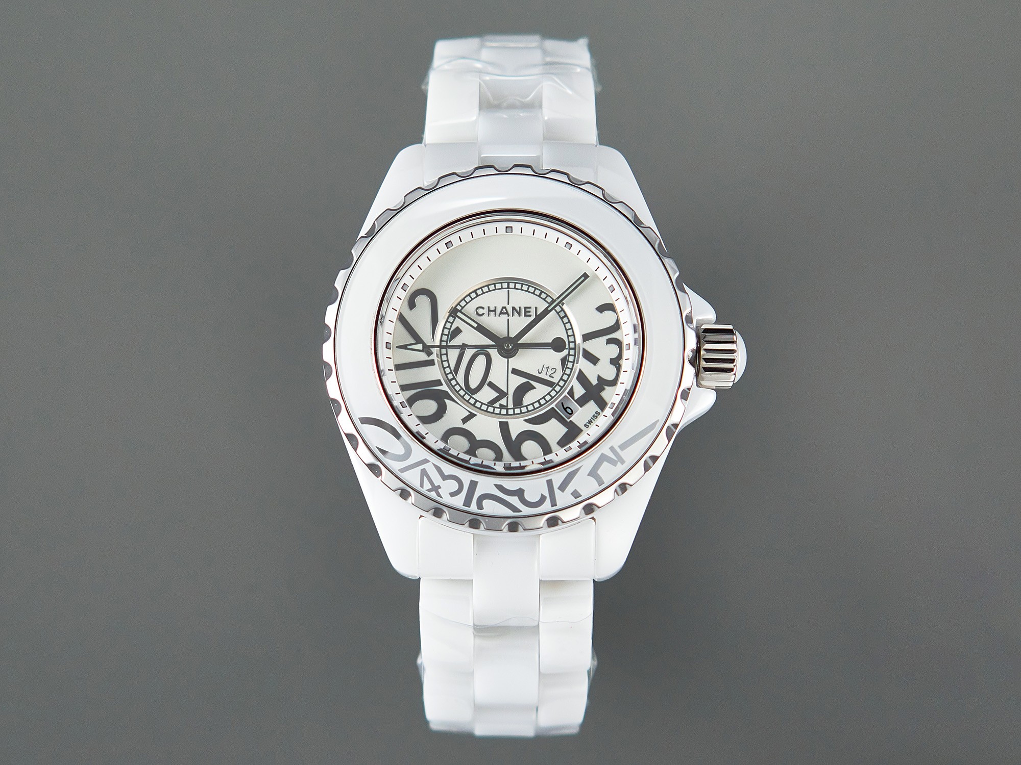 [TOP] CHANEL J12 Watch 33mm-White