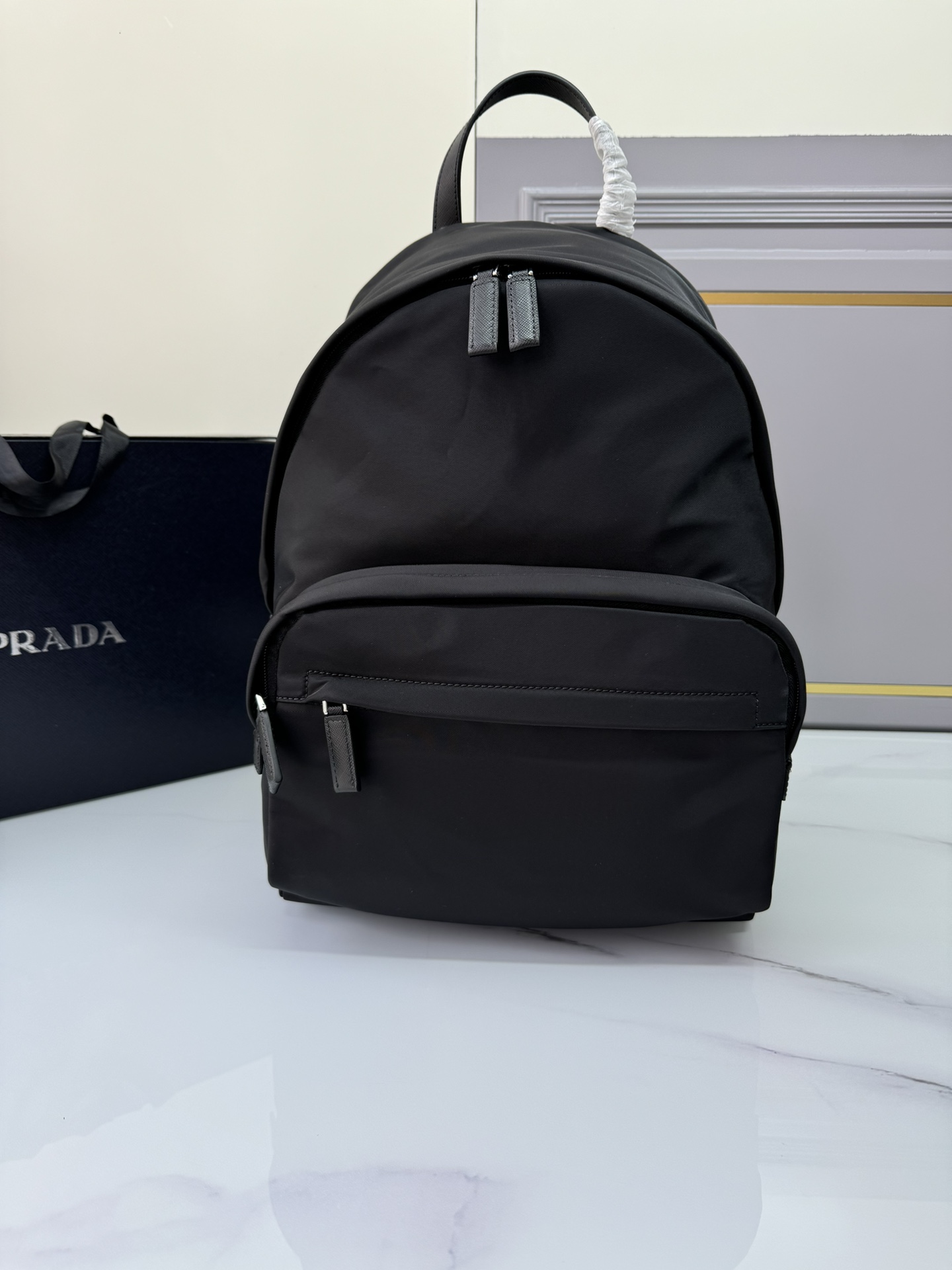 [TOP] PRADA Nylon Backpack 29×40×17cm - Black