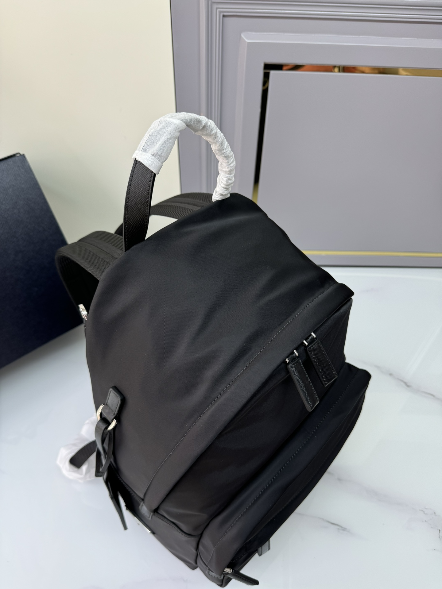 [TOP] PRADA Nylon Backpack 29×40×17cm - Black