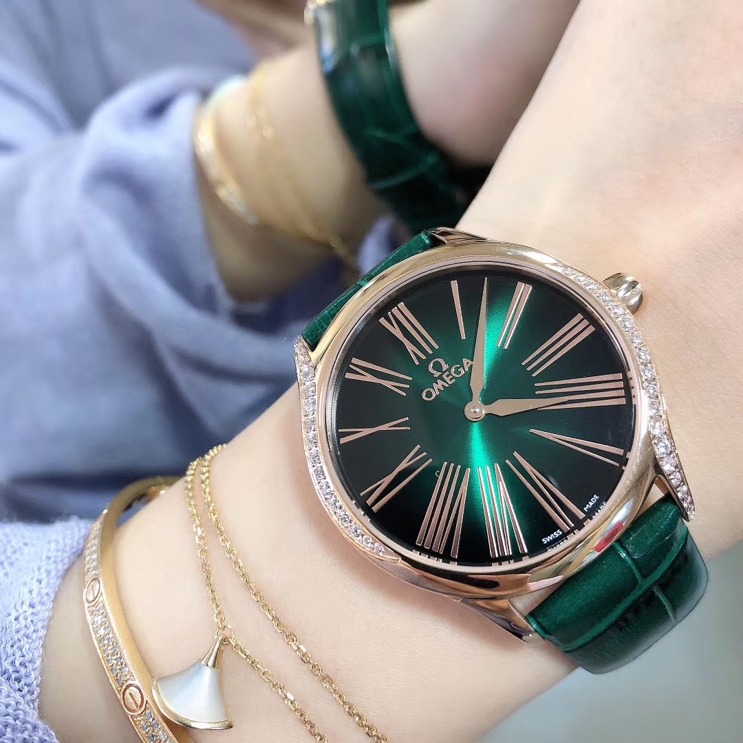 [TOP] OMEGA De Ville Trésor Watch 36mm-Green