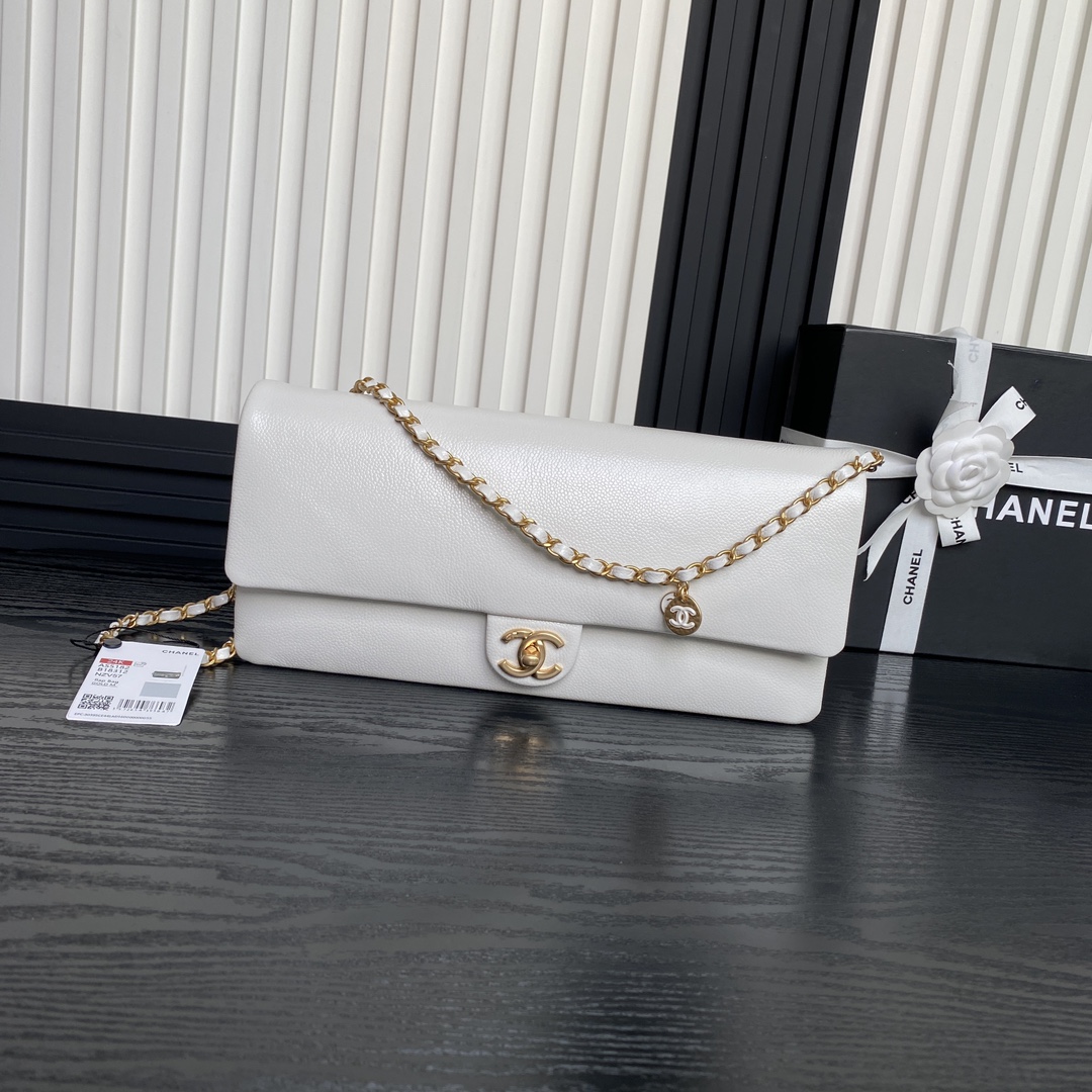 [TOP] CHANEL 24k CF Bag 15.5×32.5×5cm-4 Colors