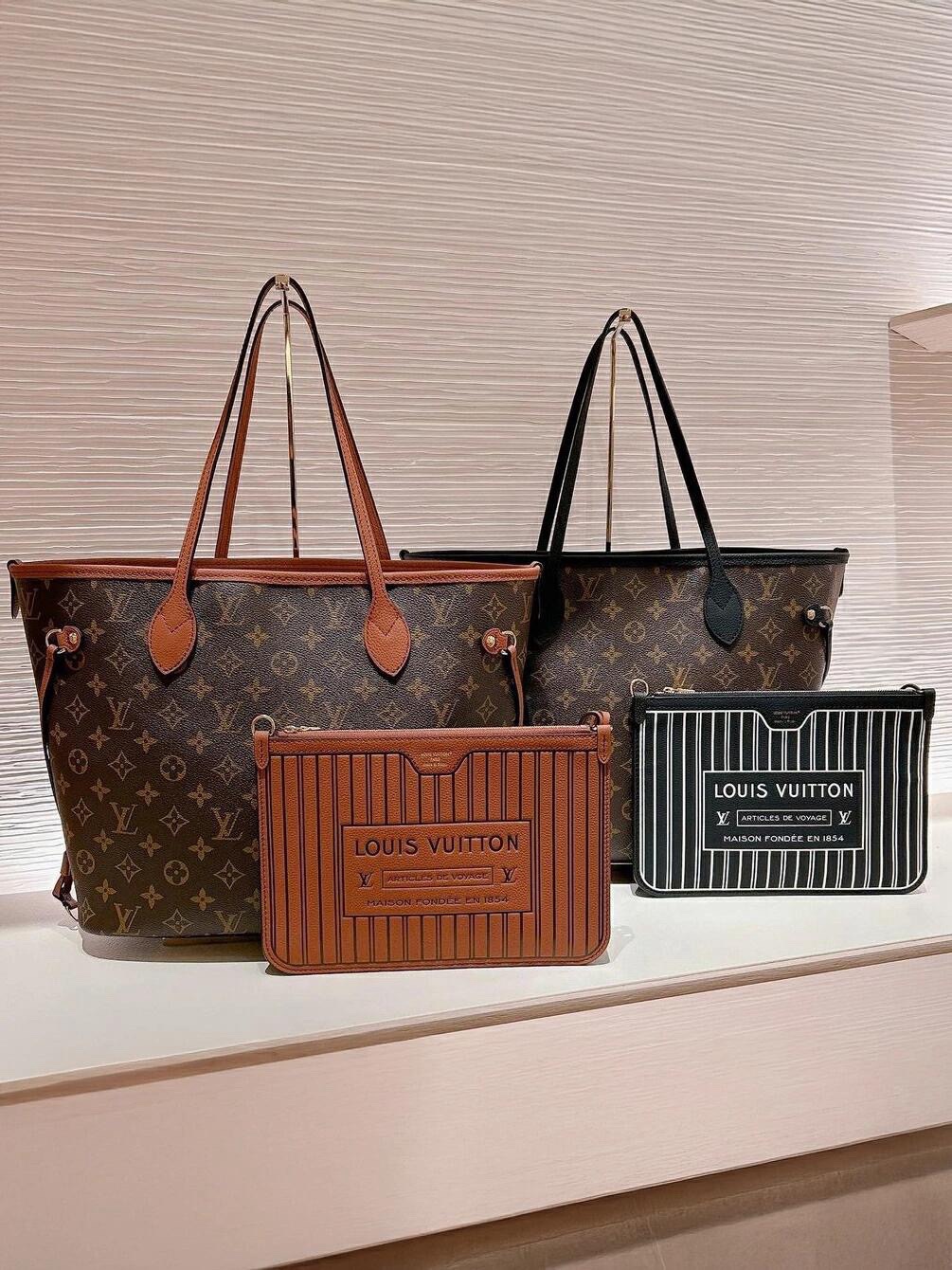 [TOP] Louis Vuitton LV  Neverful INSIDE OUT Bag 31x28x14cm - 2 Colors