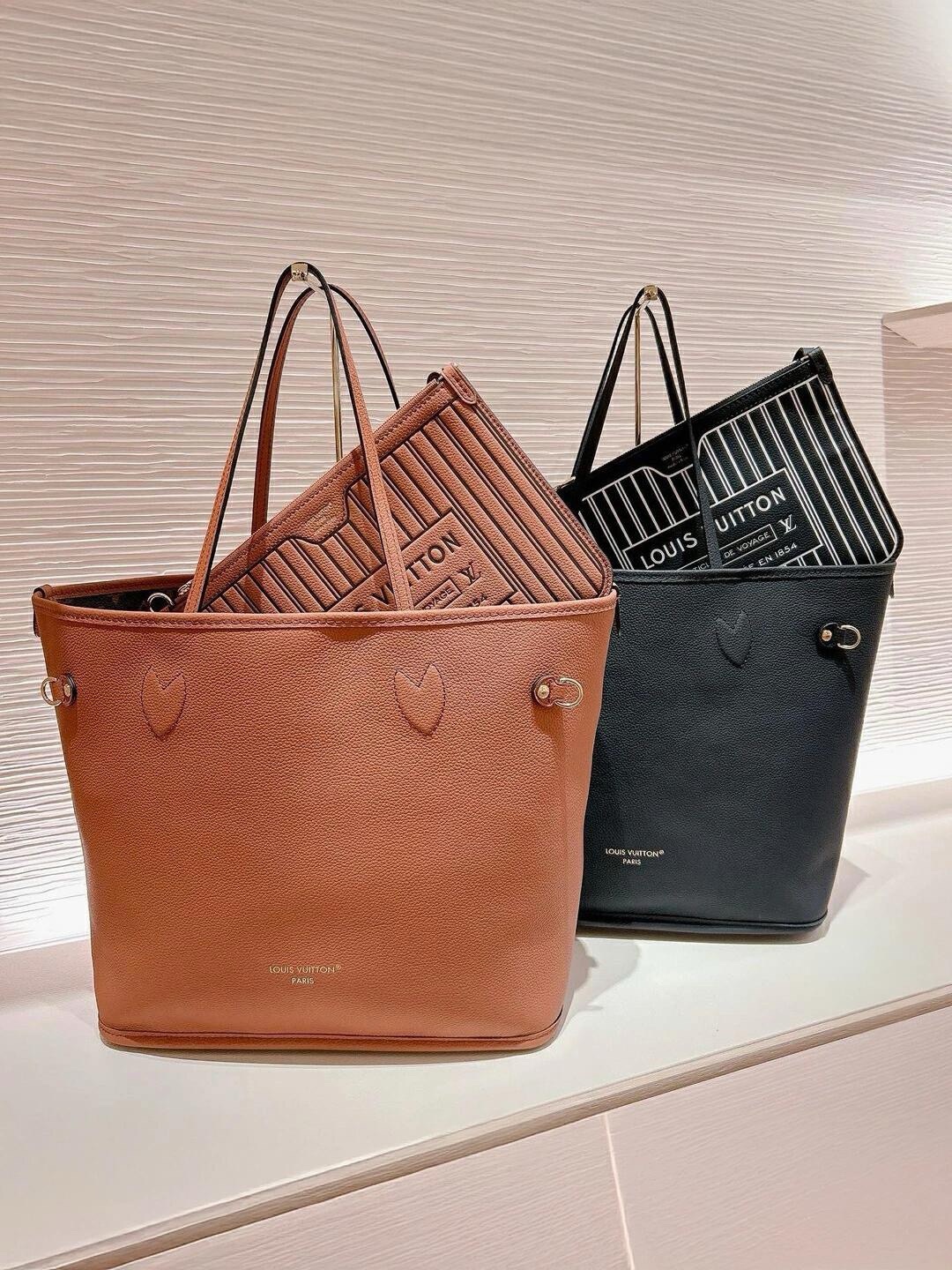 [TOP] Louis Vuitton LV  Neverful INSIDE OUT Bag 31x28x14cm - 2 Colors