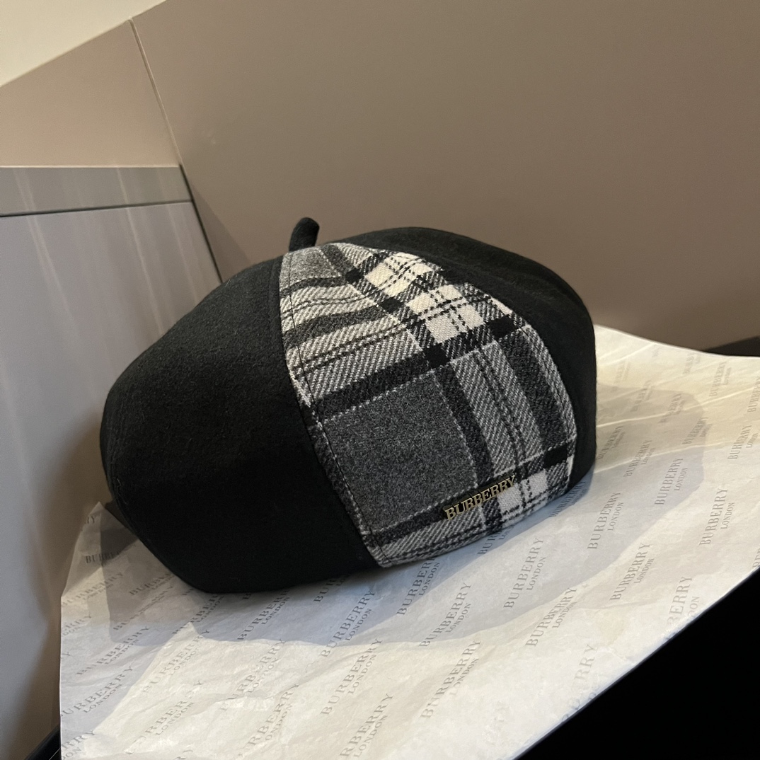 [TOP] BURBERRY Wool Beret - 2 Colors